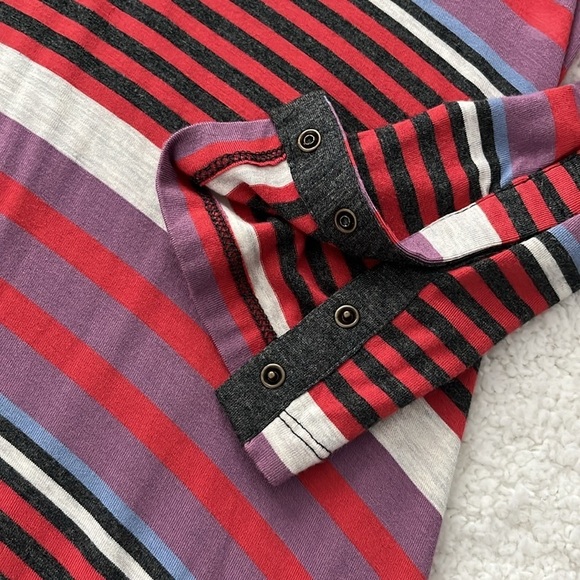 Maeve Anthropologie Striped Knit Turtleneck Dress - Picture 5 of 8